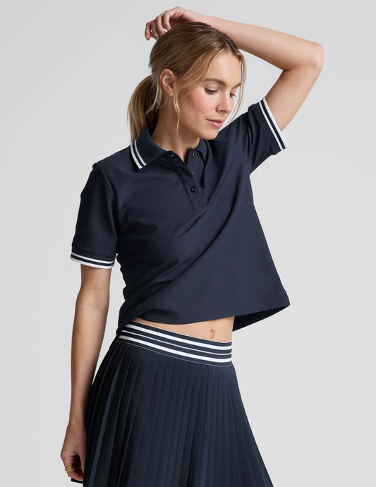 Country Club Polo Tee- Nocturnal Navy