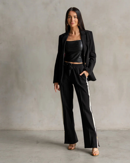 Jordan Interlock Pants- Black