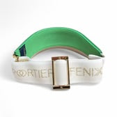 The Visor-Court Green/white & gold