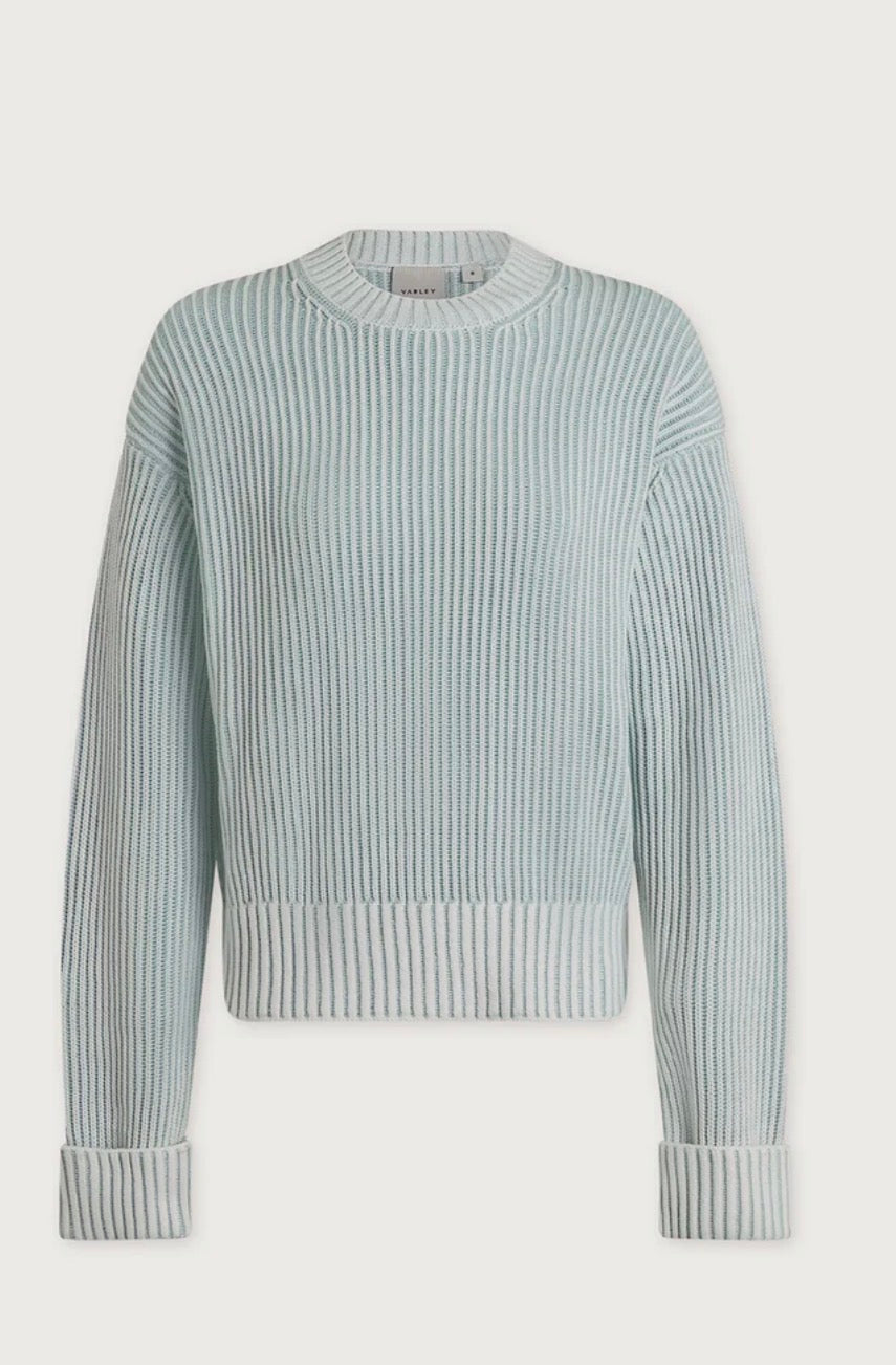 Seymour Knit Sweater- blue haze/snow white