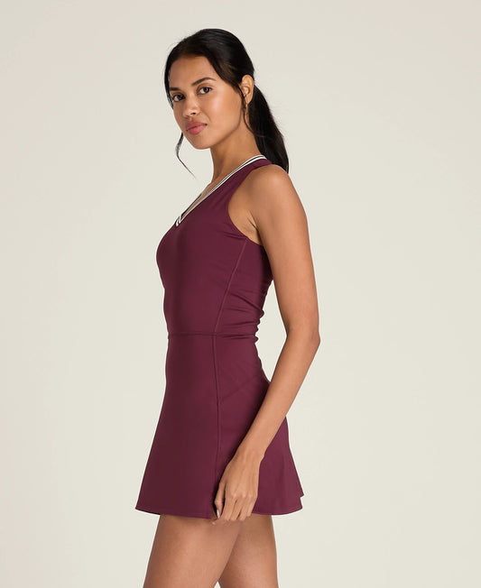 Tiebreaker Dress- Port Royale