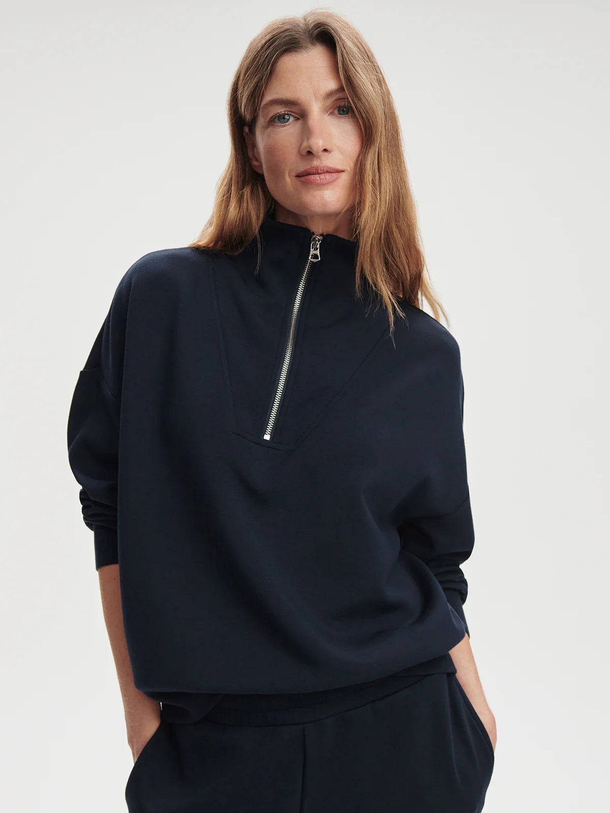 Hawley Half- Zip- Navy