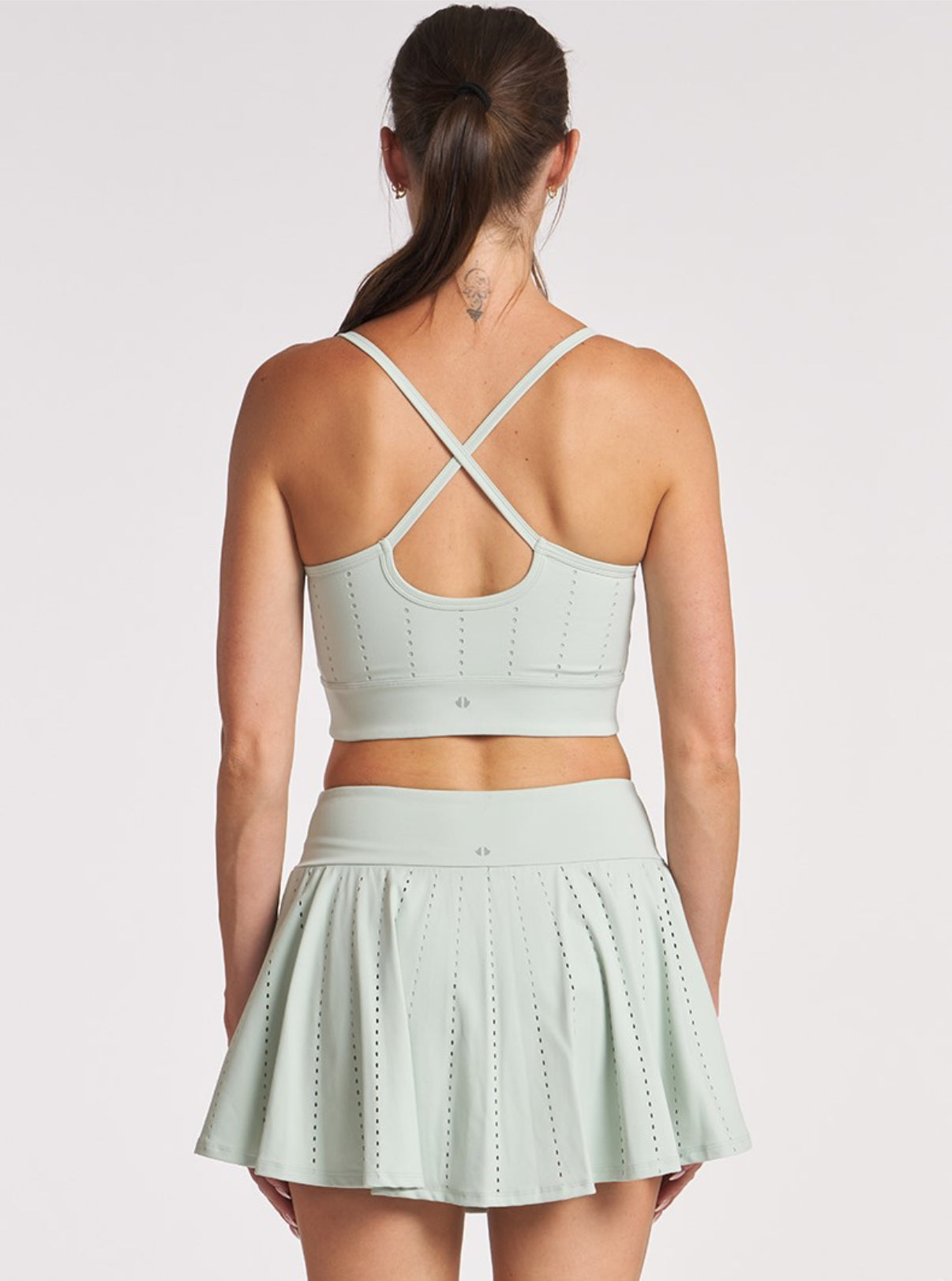 Endure Perforated Bra- Seafoam