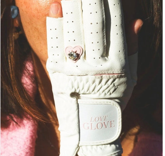 Love Glove- fingerless pink