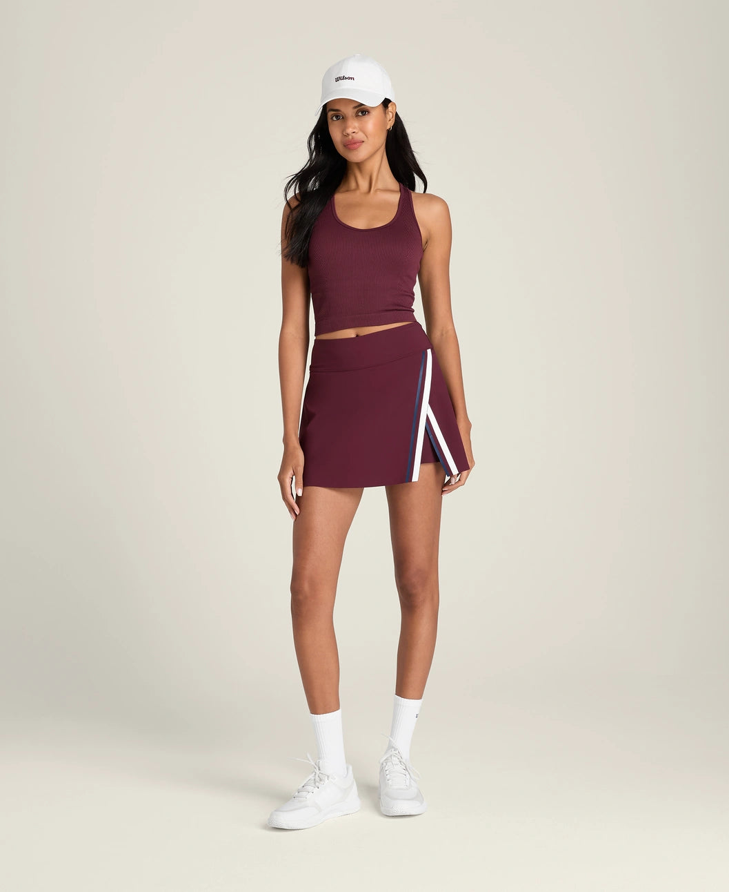 Slice Skirt- port royale/classic navy