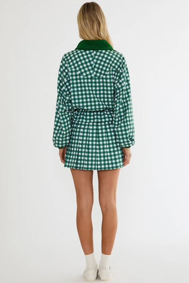 Irina Skirt- Fairway Check