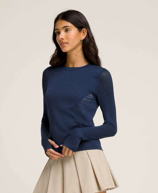 Pro Seamless Longsleeve-navy