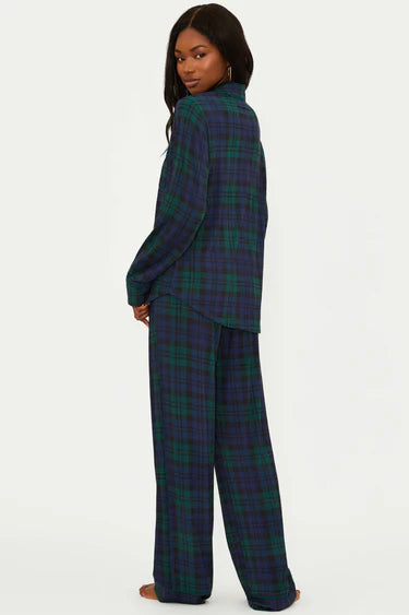 Livy Top & Connie Pant Set- Wintergreen Plaid