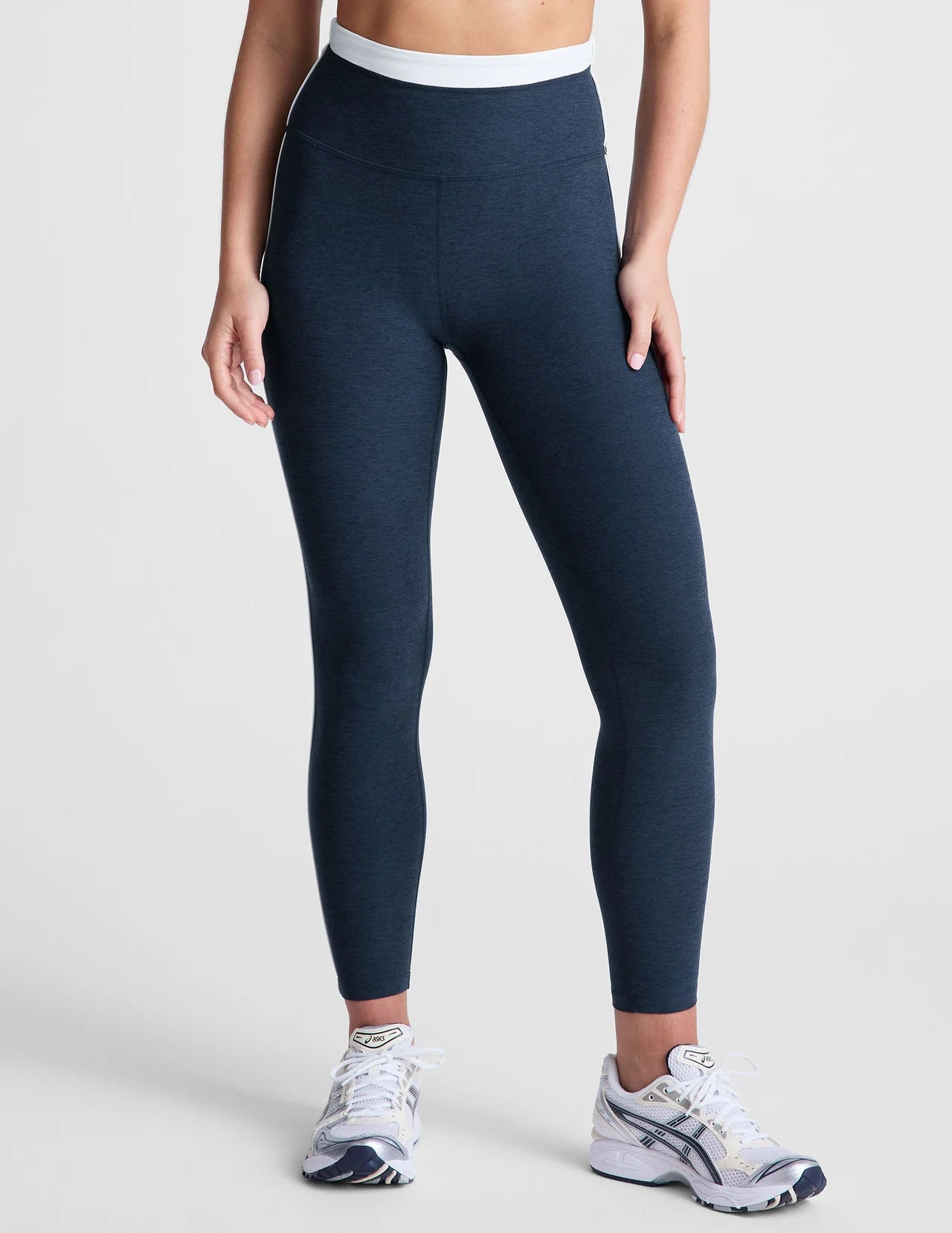 Spacedye Trophy High Waisted Midi Legging- Nocturnal Navy