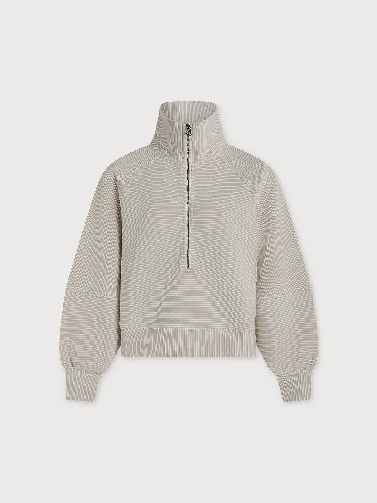 Milano 2.0 Half-Zip Sweat- silver grey/snow white