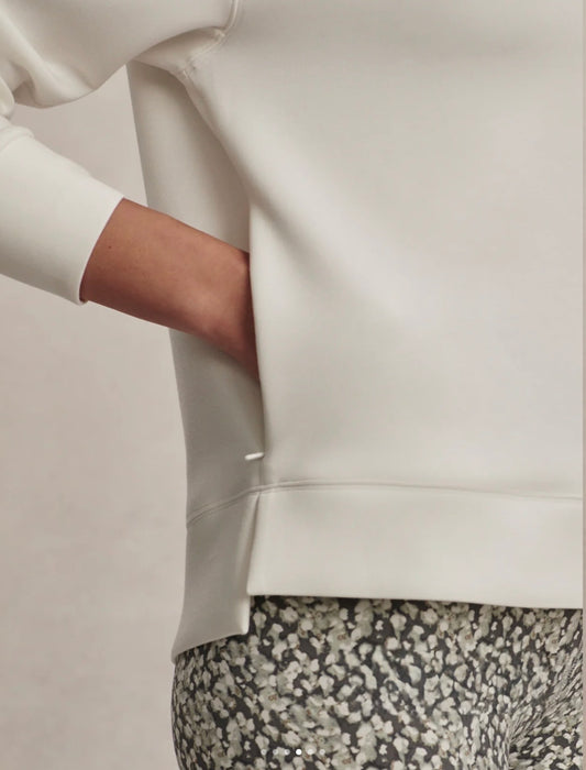 Karo Half-Zip Active Sweat-Snow White