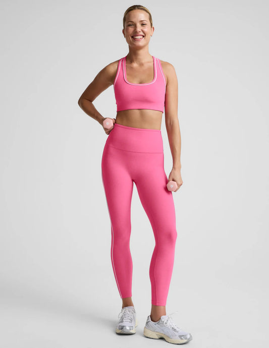 Spacedye™ Streamline Midi Legging-luscious pink heather