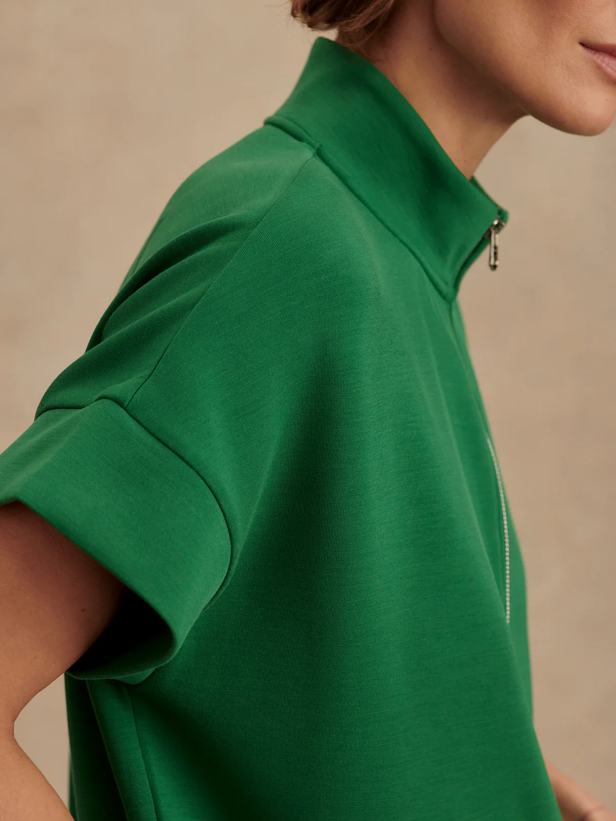 Ritchie Short Sleeve Sweat- Verdant Green