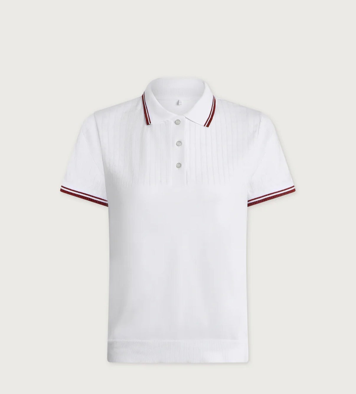 Mickey Seamless Polo- white