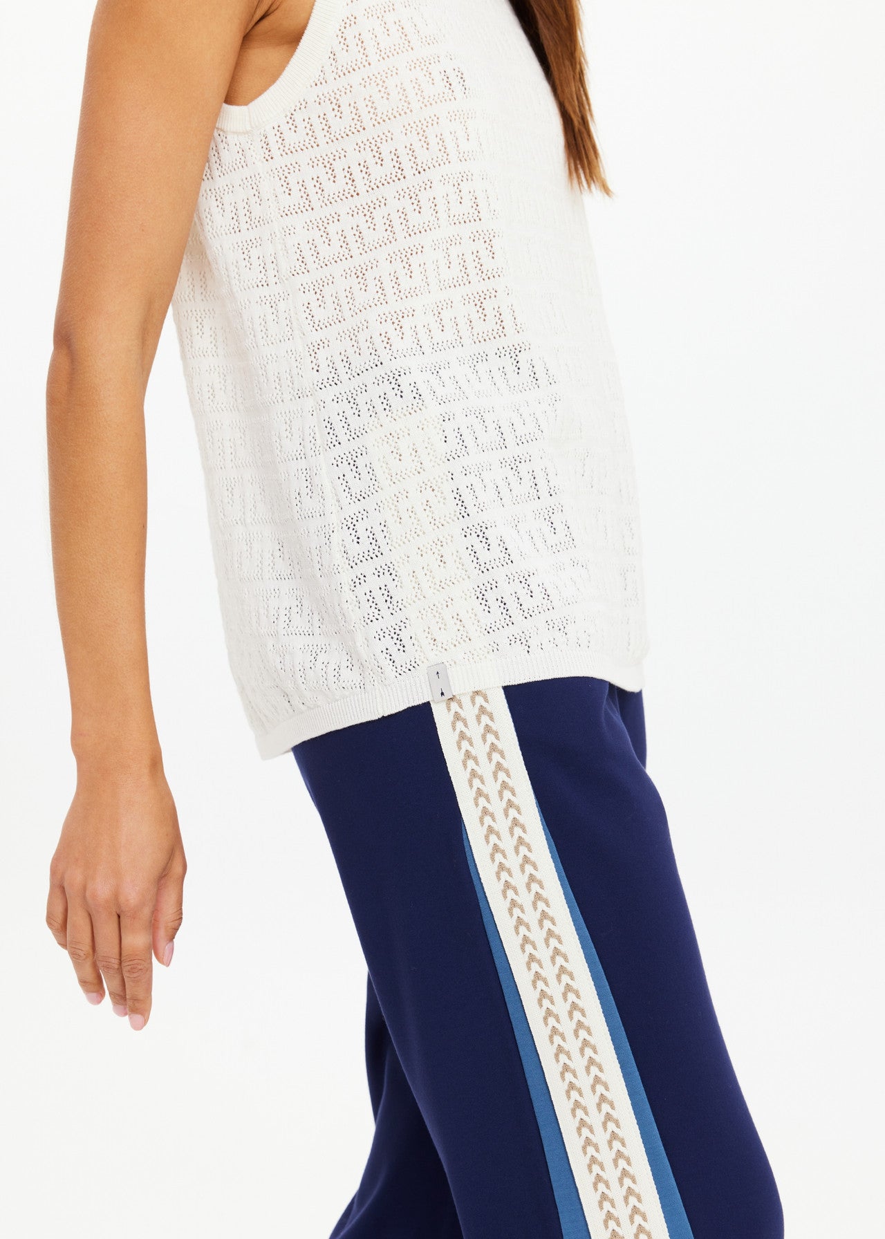 Chennai Knitted Tara Tank- Cream