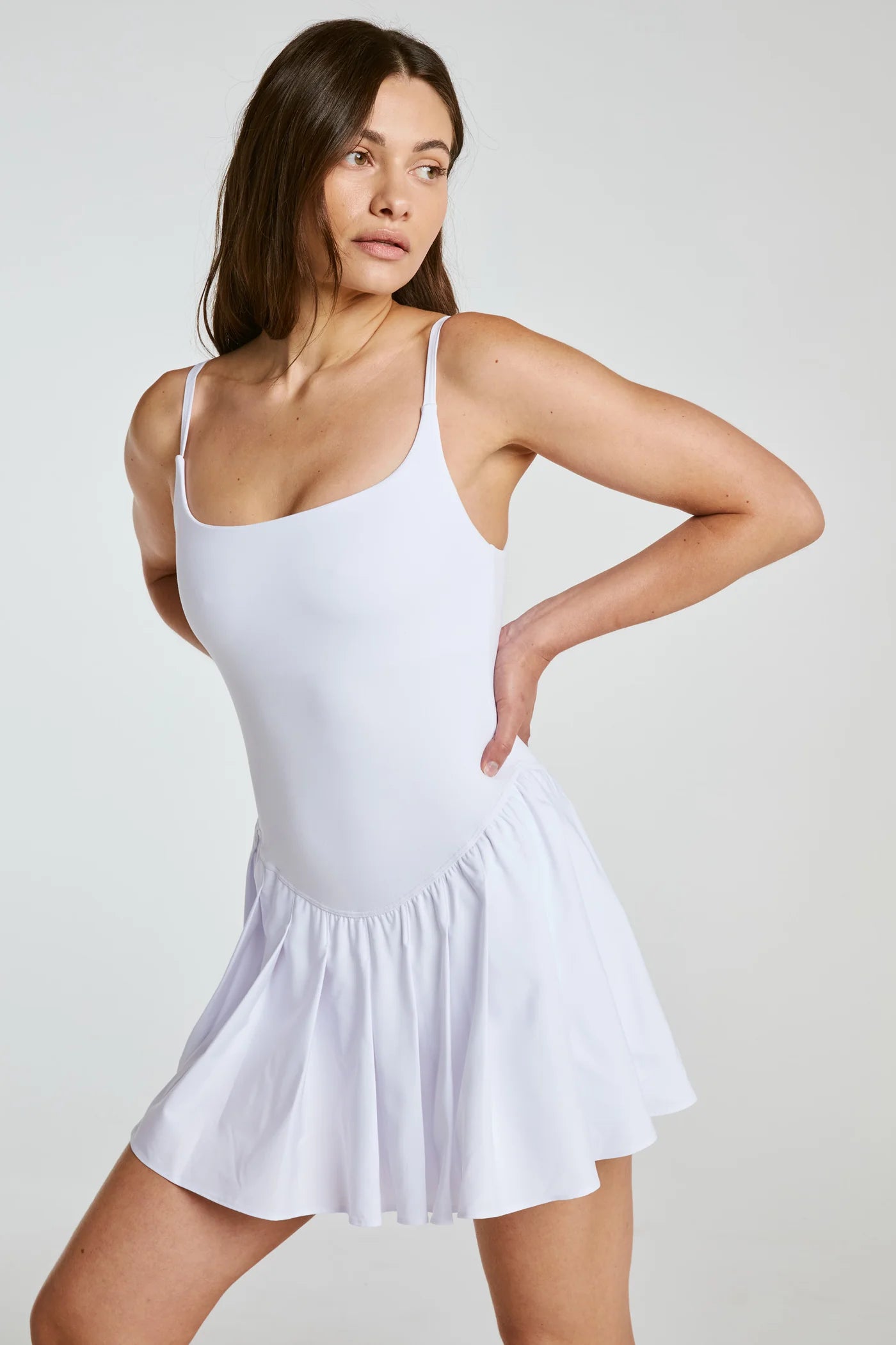 Courtney Dress-White