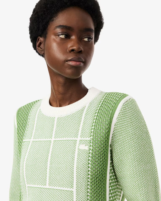 Tennis Court Graphic Sweater