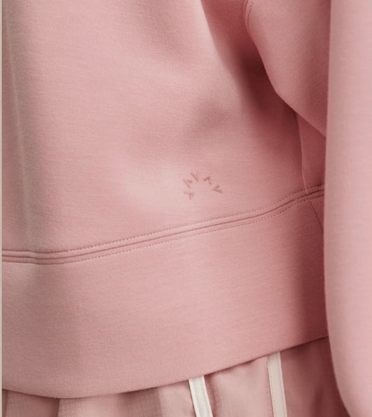 Tasmin Cropped Sweat- Zephyr Mauve