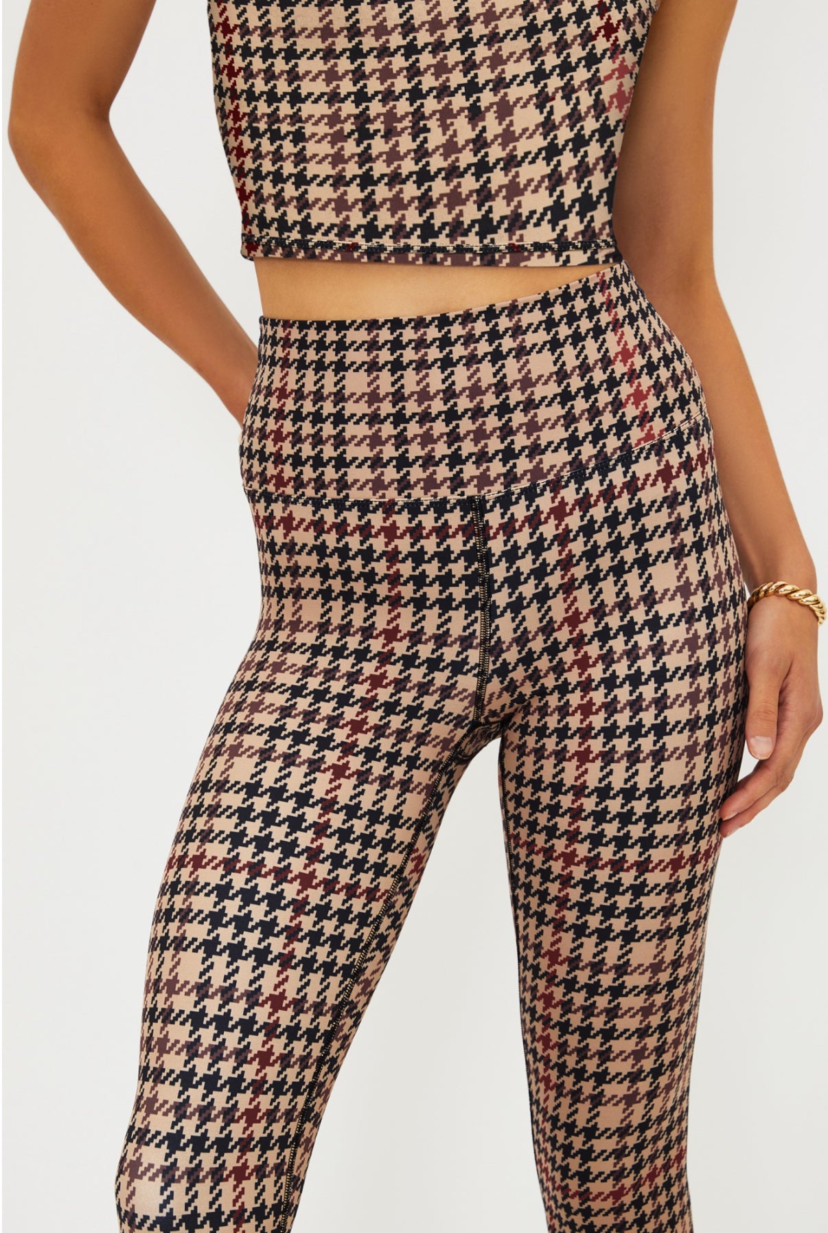 Piper Legging- Midnight Houndstooth