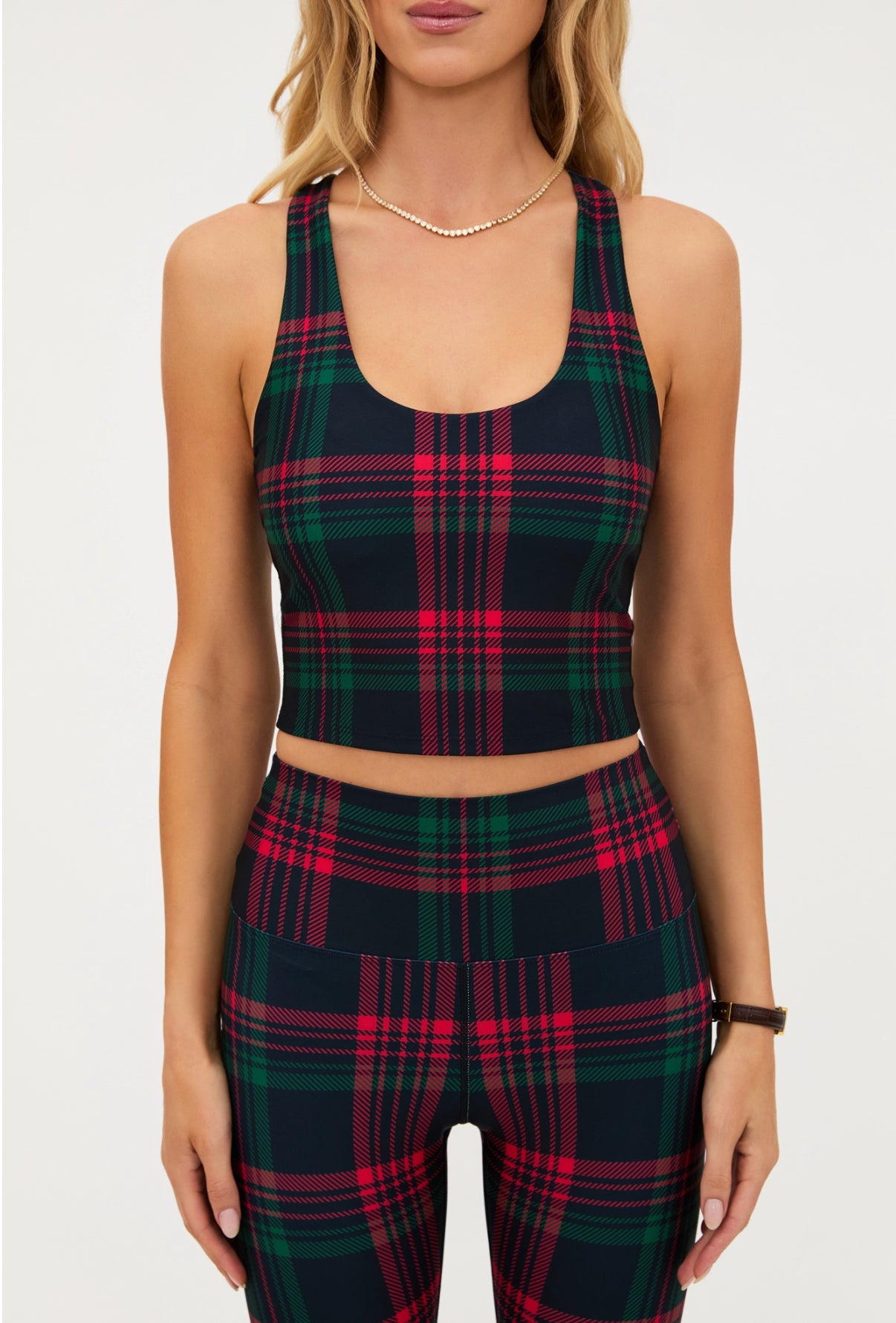 Yara Top- Ribbon Plaid