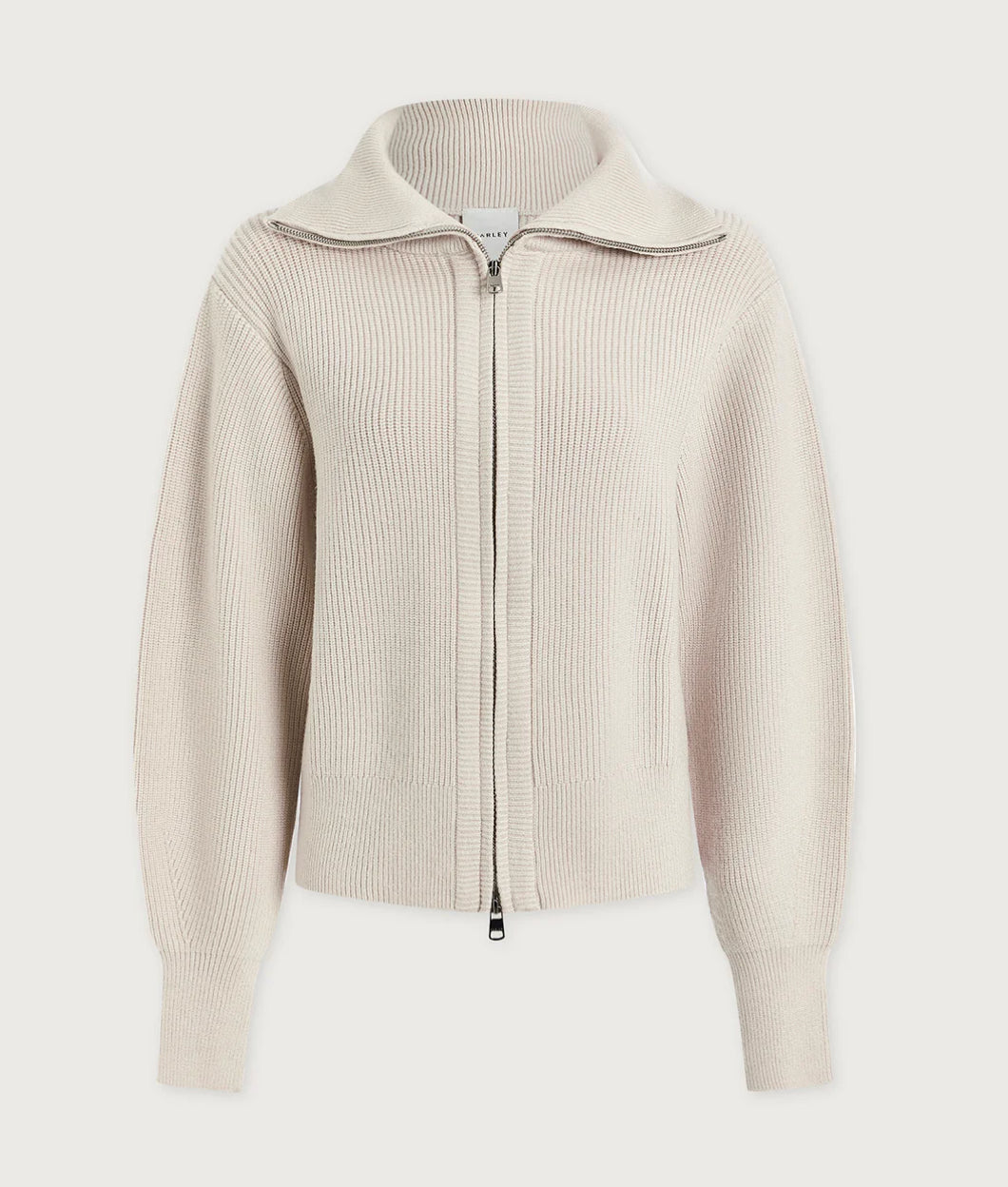 Enrico Knit Jacket- Silver Birch