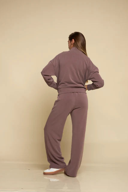 Later On - Wide Leg Pant- Anise