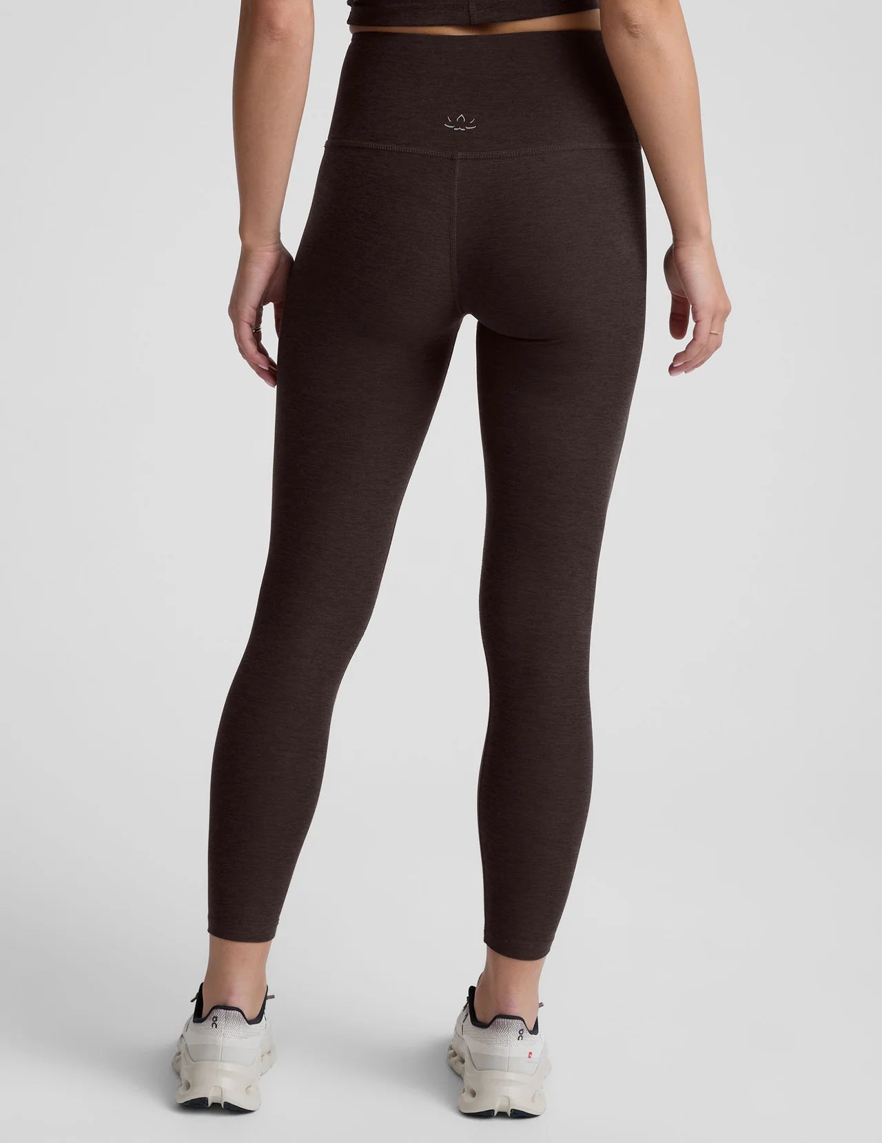 Spacedye™ Caught In The Midi High Waisted Legging- Dark Chocolate Heather