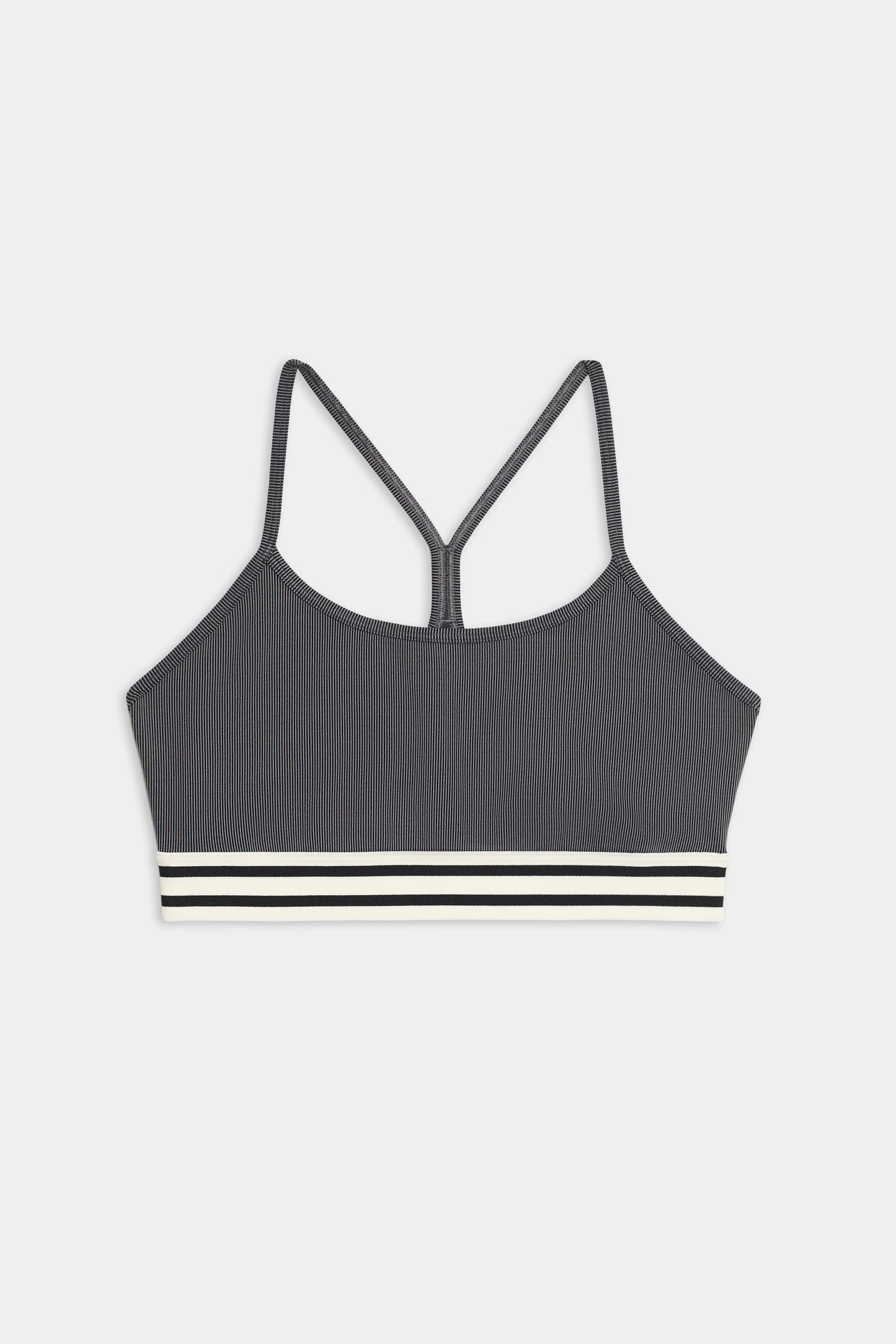 Cali Active Rib Bra- Heather Grey