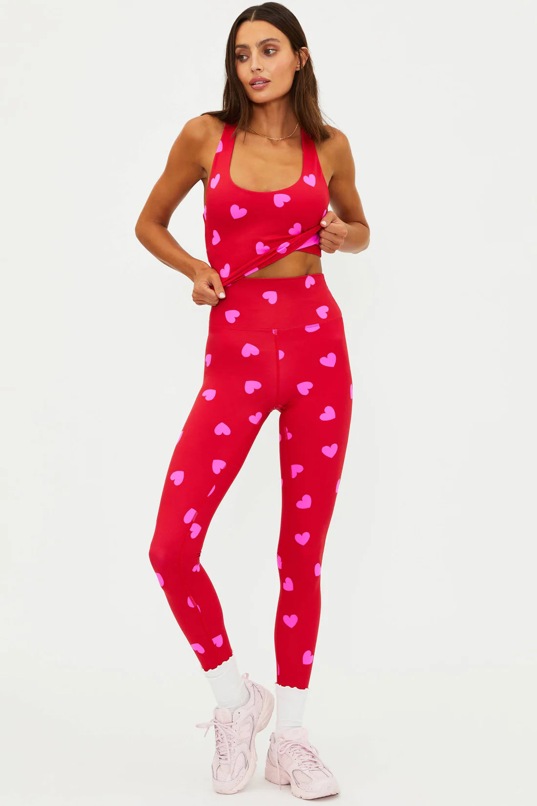 Piper Legging Royal Red Hearts