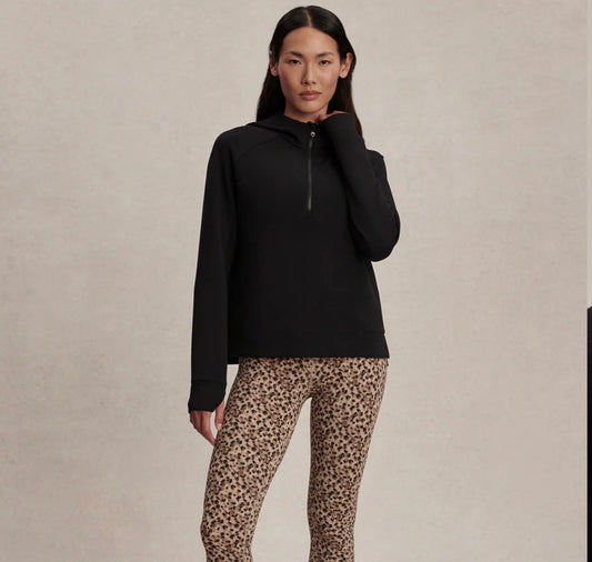 Karo Half-Zip Active Sweat- Black