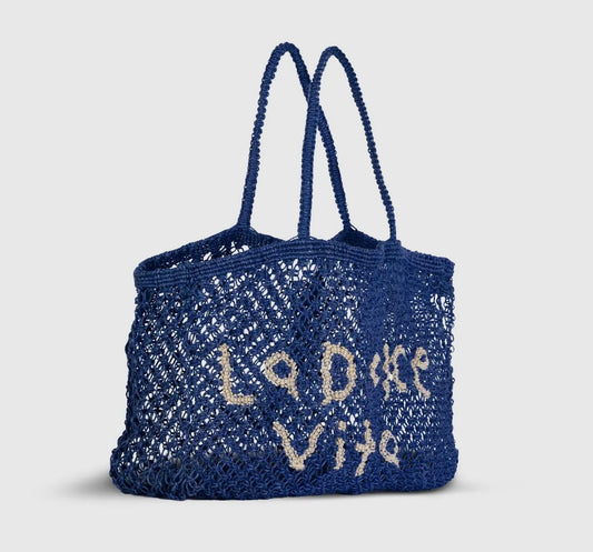 La Dolce Vita Woven Tote
