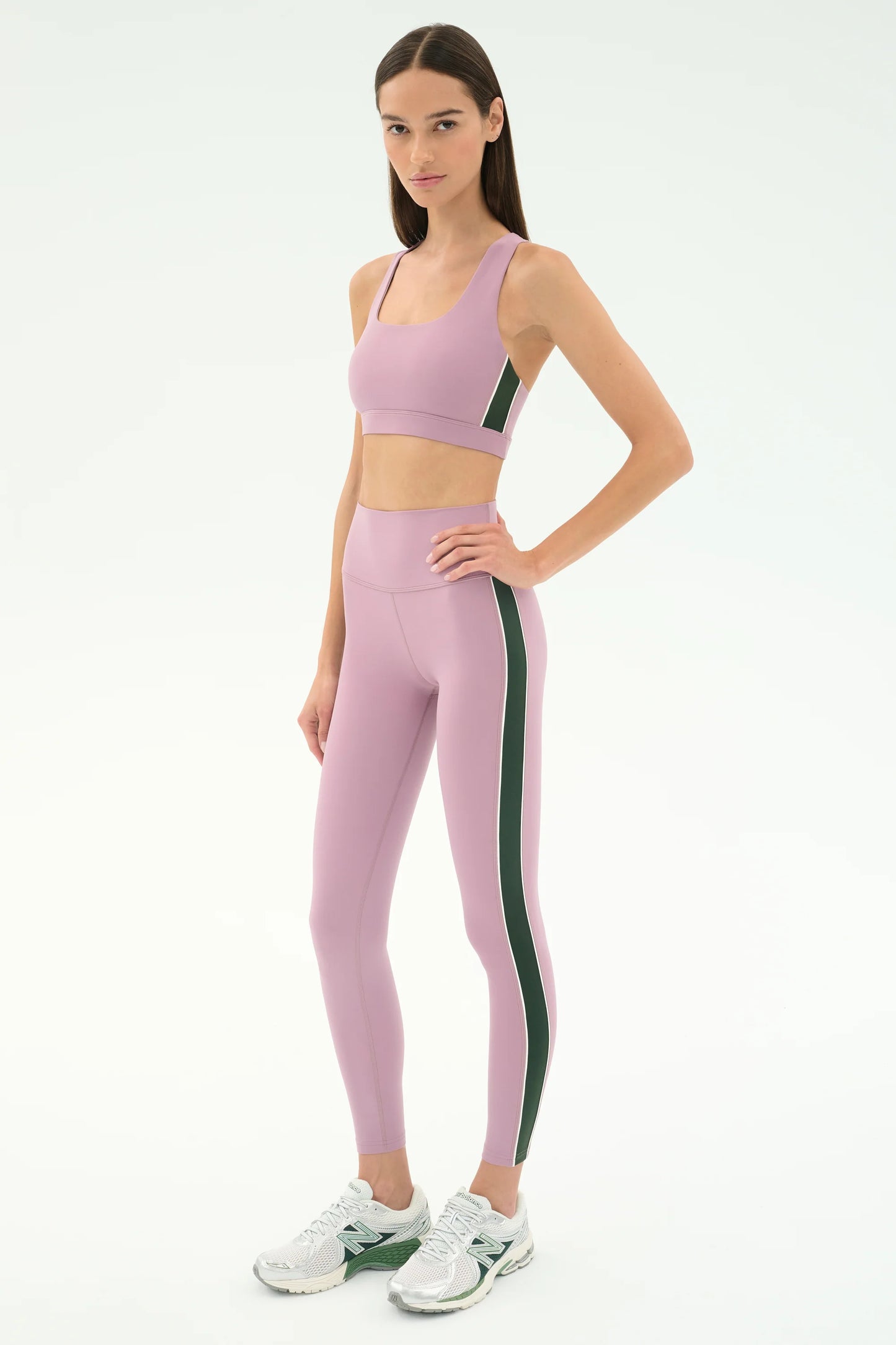 Margot Rigor Leggings- blush/military