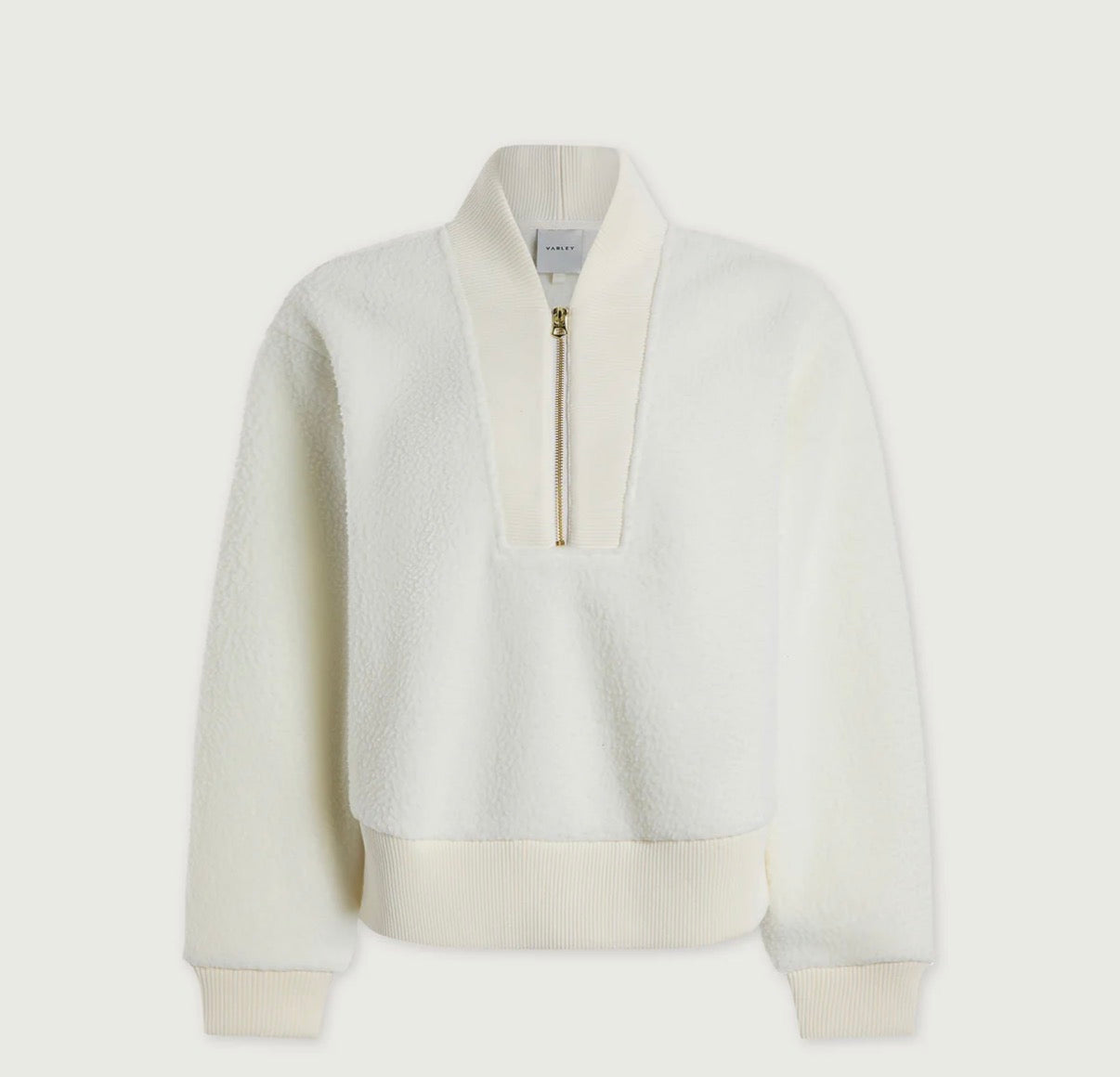 Mumford Half-Zip Fleece- egret