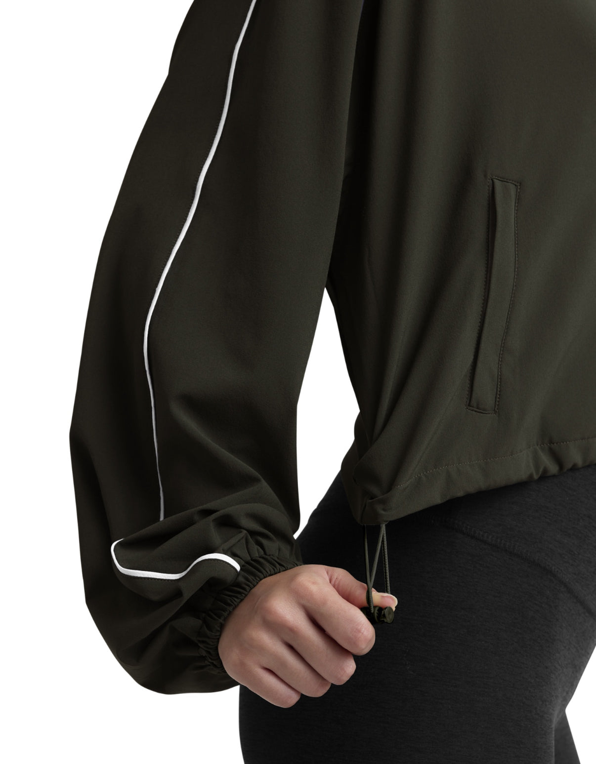 Track Jacket-olive ink