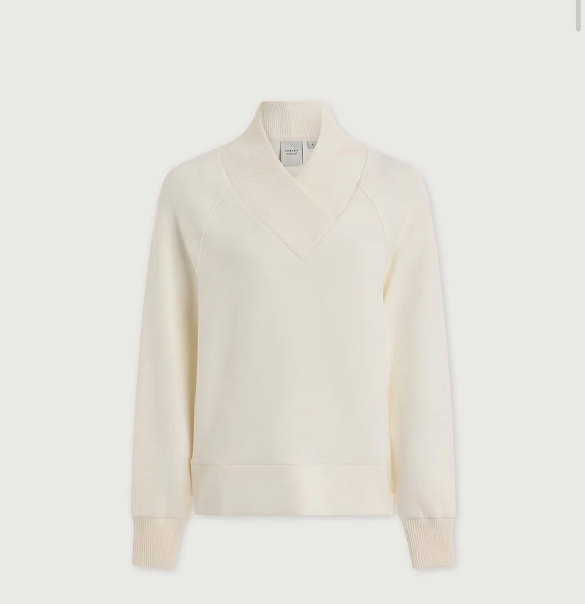 Macie Zip-Hem Sweater- Pristine