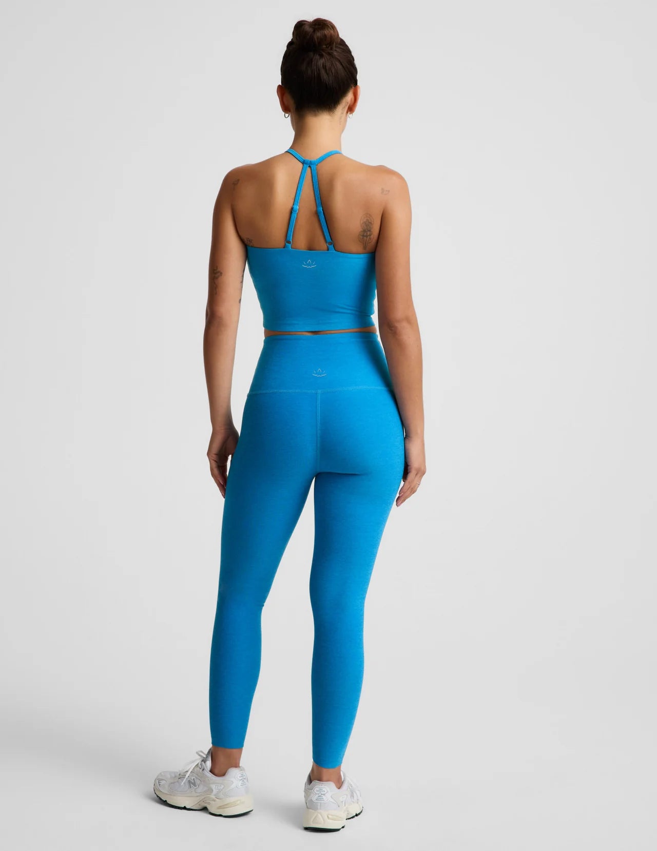 Spacedye™ Caught In The Midi High Waisted Legging- Malibu lagoon Heather