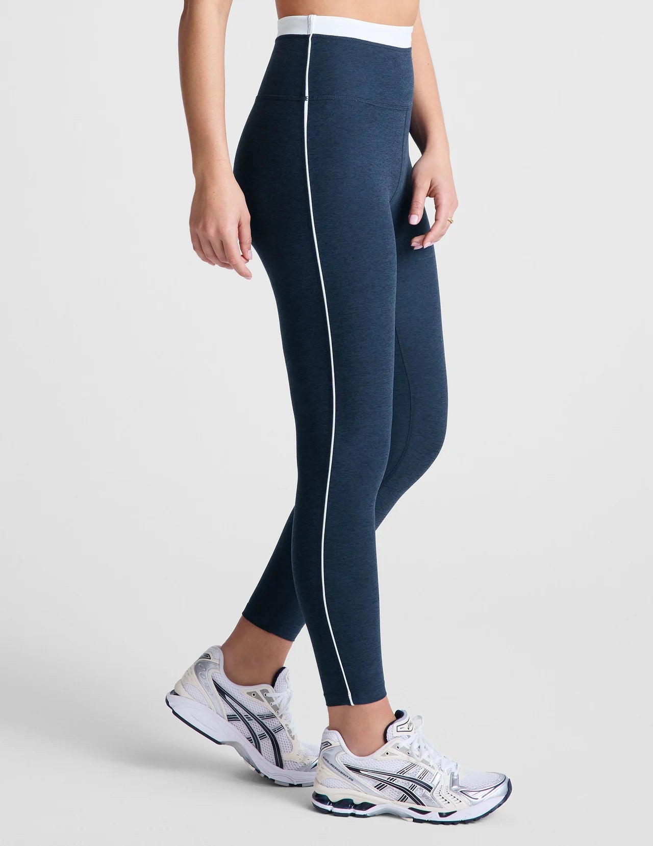 Spacedye Trophy High Waisted Midi Legging- Nocturnal Navy