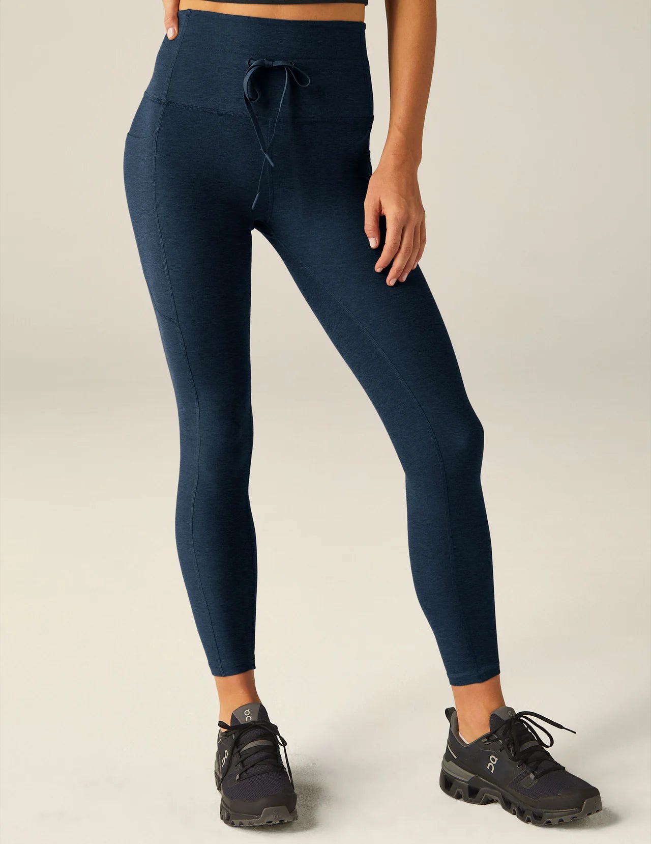Spacedye Go Pocket Midi Legging- nocturnal navy