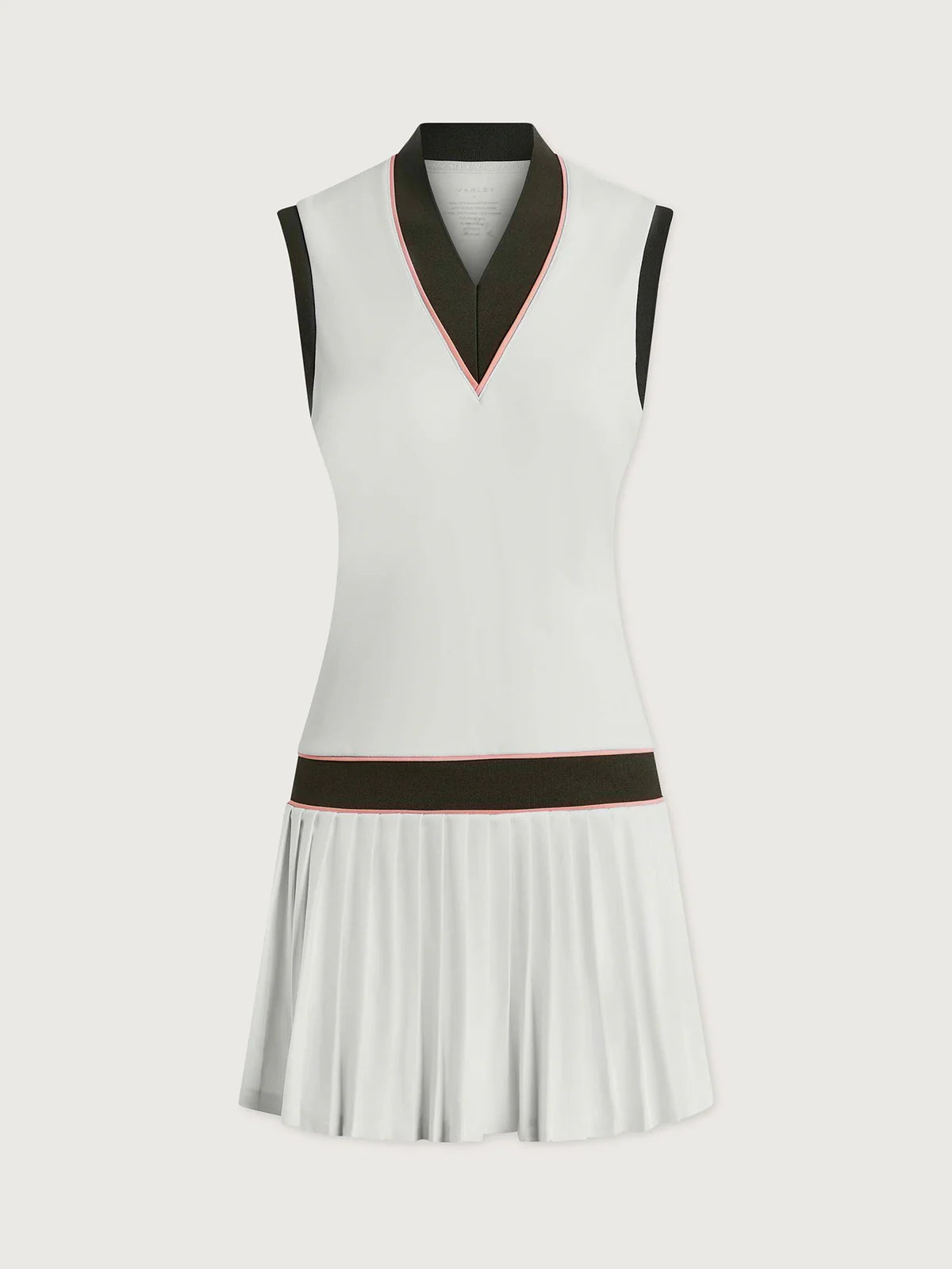 Jouri Court Dress 32.5”- white/deep ivy