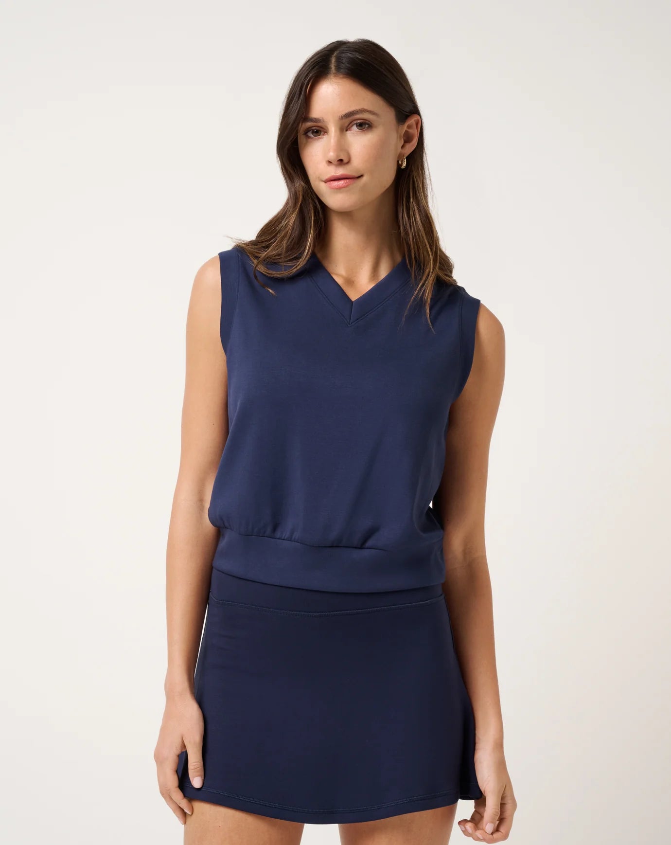 Skyloft Soft Vest- navy blazer