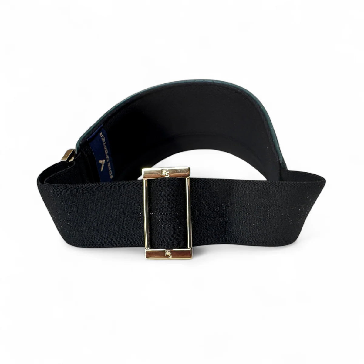 The Visor- Emerald/Black & Gold