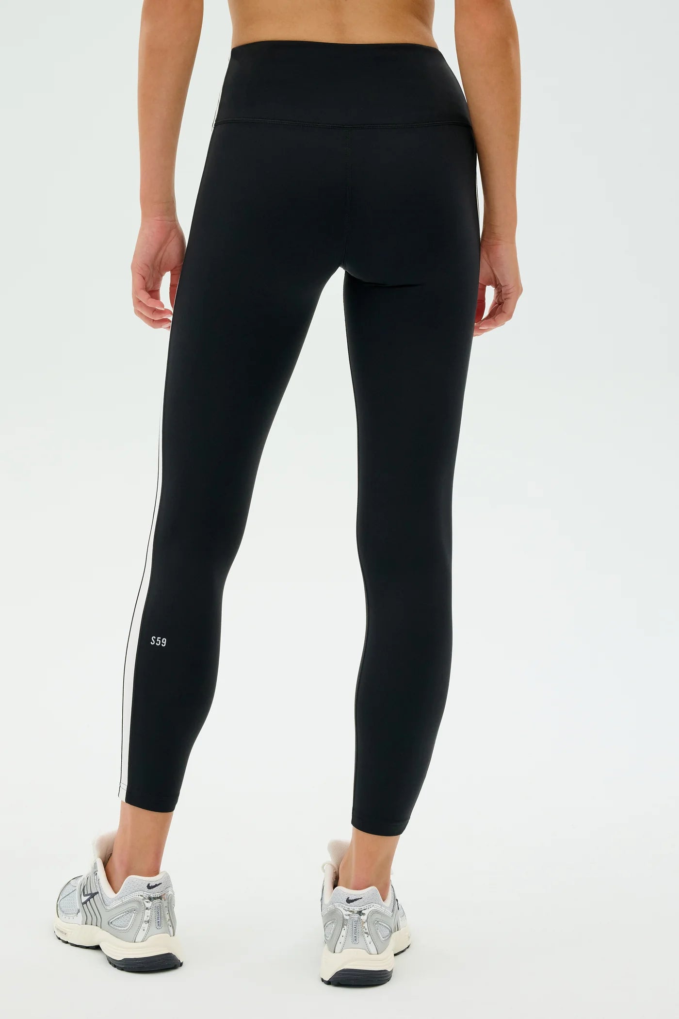 Clare High Waist Rigor 7/8- black/white