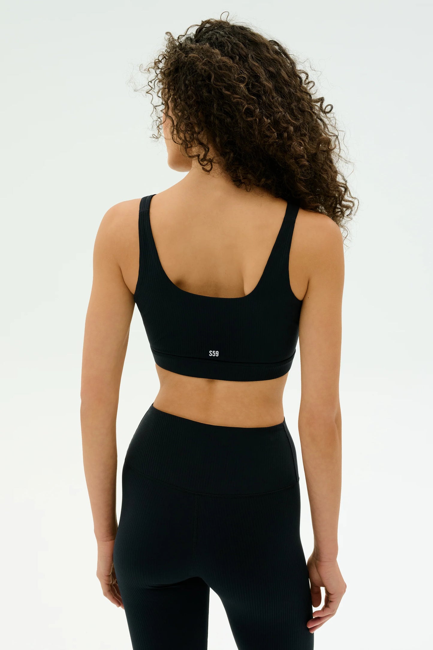 Airweight Rib Bra- Black