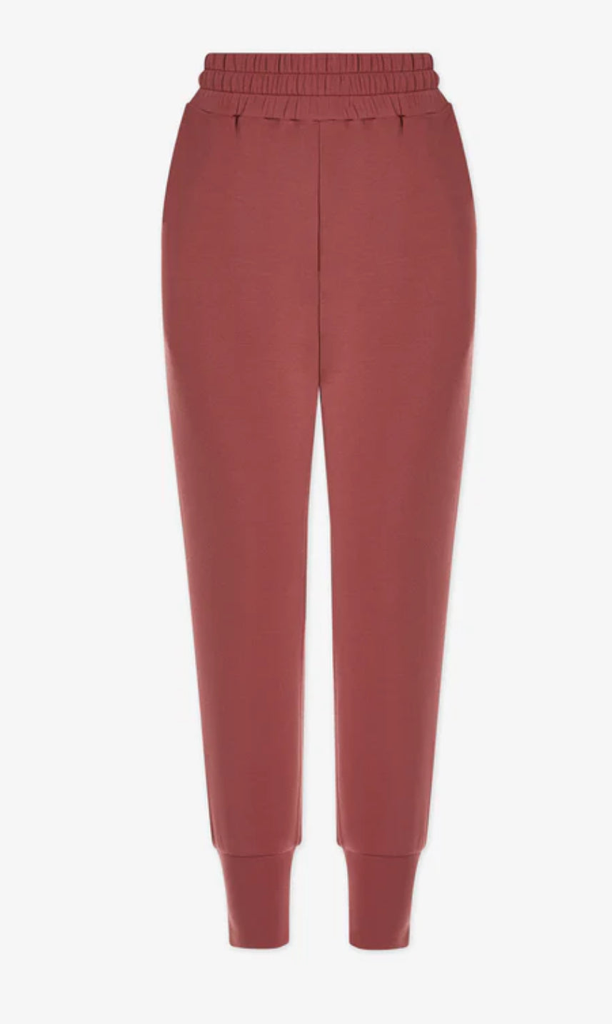 The Slim Cuff Pant 25-Withered Rose
