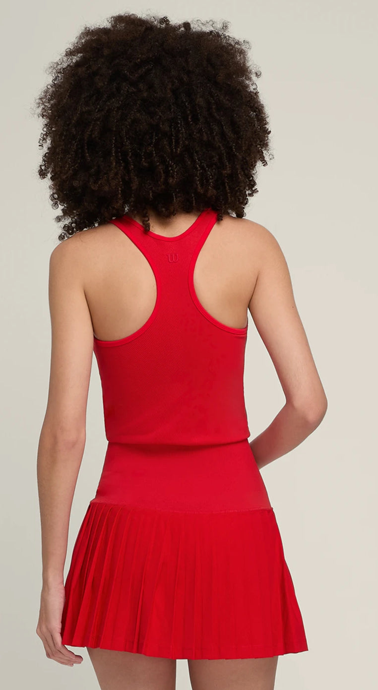 Midtown Tennis Dress-Wilson red