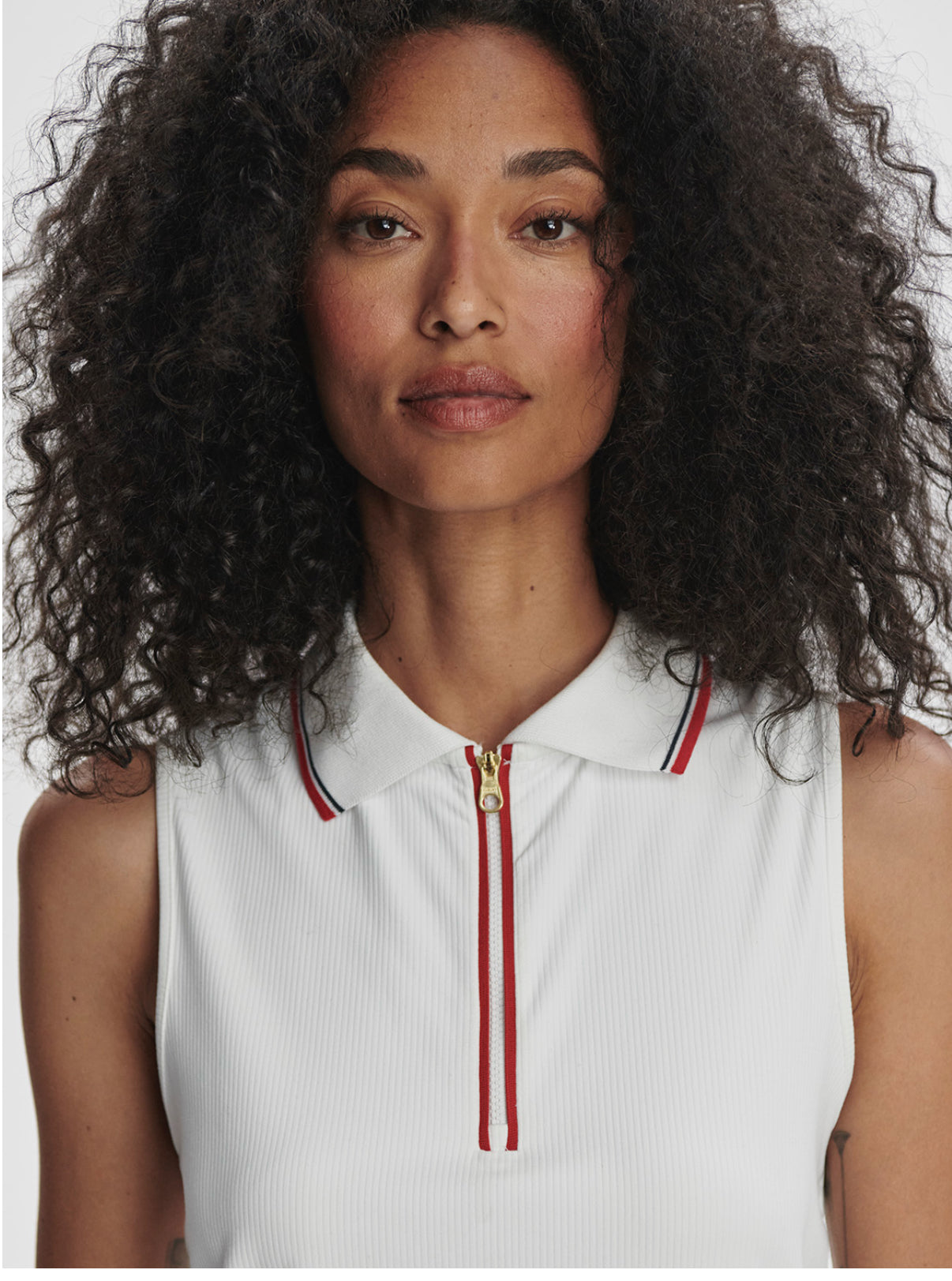 Fritton Performance Tank-white/haute red