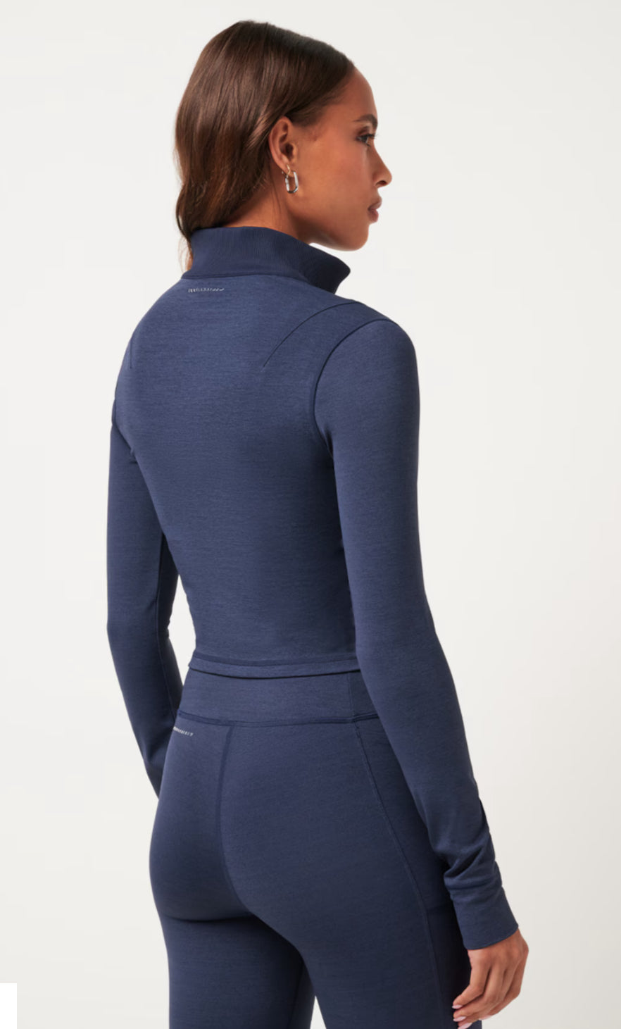 Moveknit Full Zip- Heather Navy Blazer