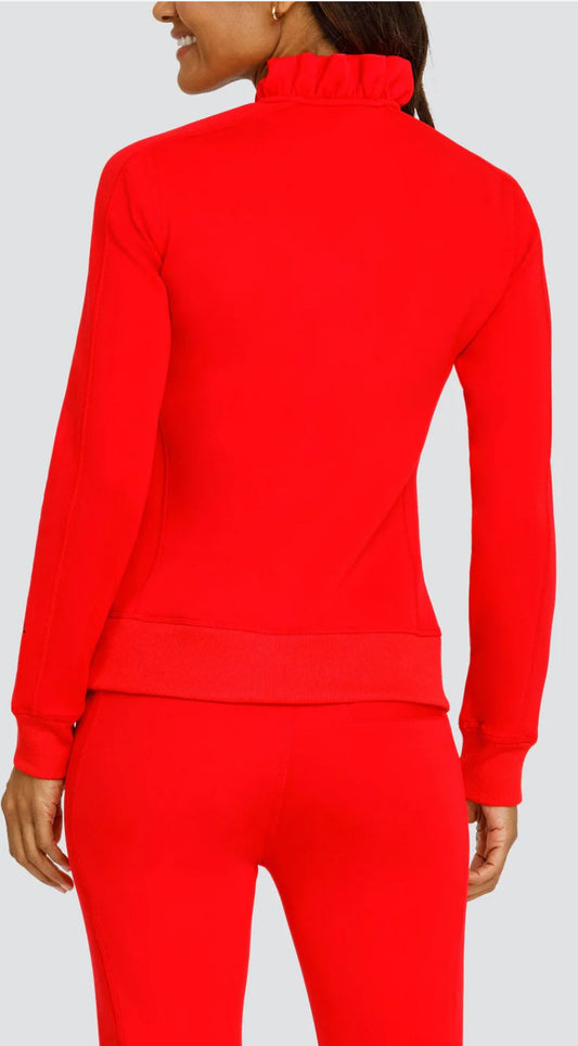 Condoleezza Pullover- dahlia red