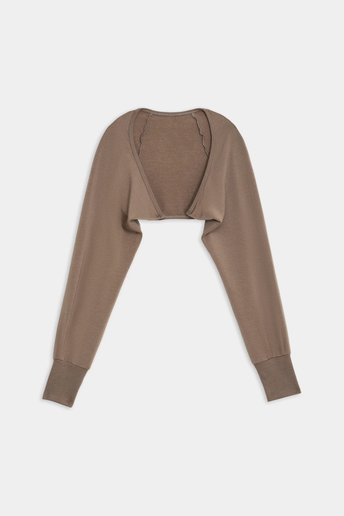 Sue Fleece Shrug- Lentil