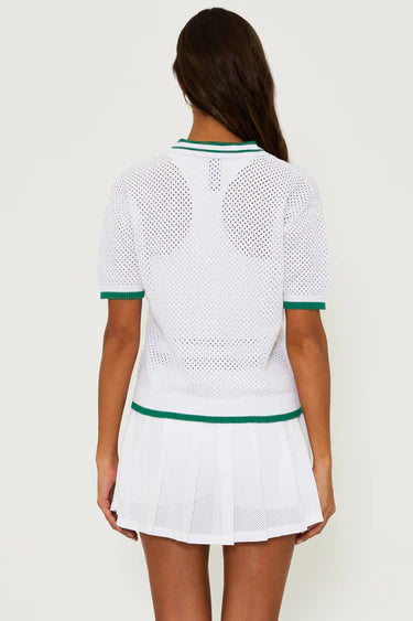 Giana Top Courtside White